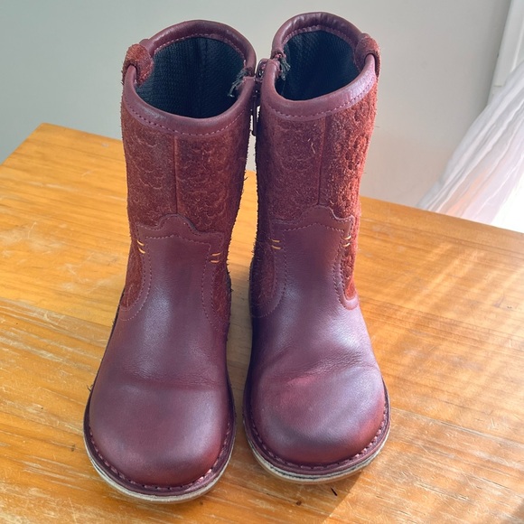 Clarks Comet Pop Leather Toddler Boots - Picture 6 of 12